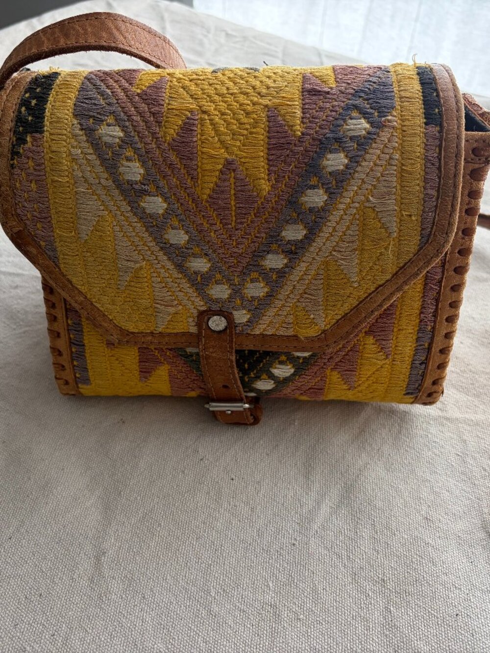 Vintage 60s/70s leather purse - Picture 2 of 2